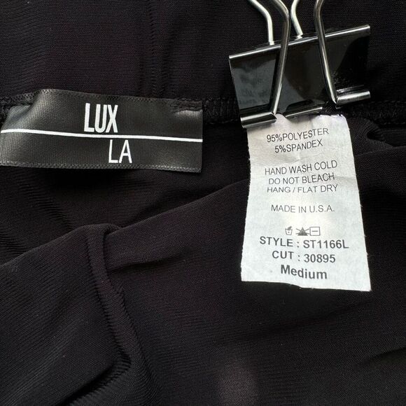 Lux LA Black Two Piece Set Women’s Size Small - Picture 6 of 7